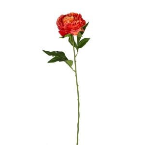 Yapay Çiçek, Şakayık, Turuncu - 70 cm