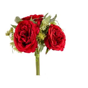 Yapay Gül Buket 23 Cm. Kırmızı