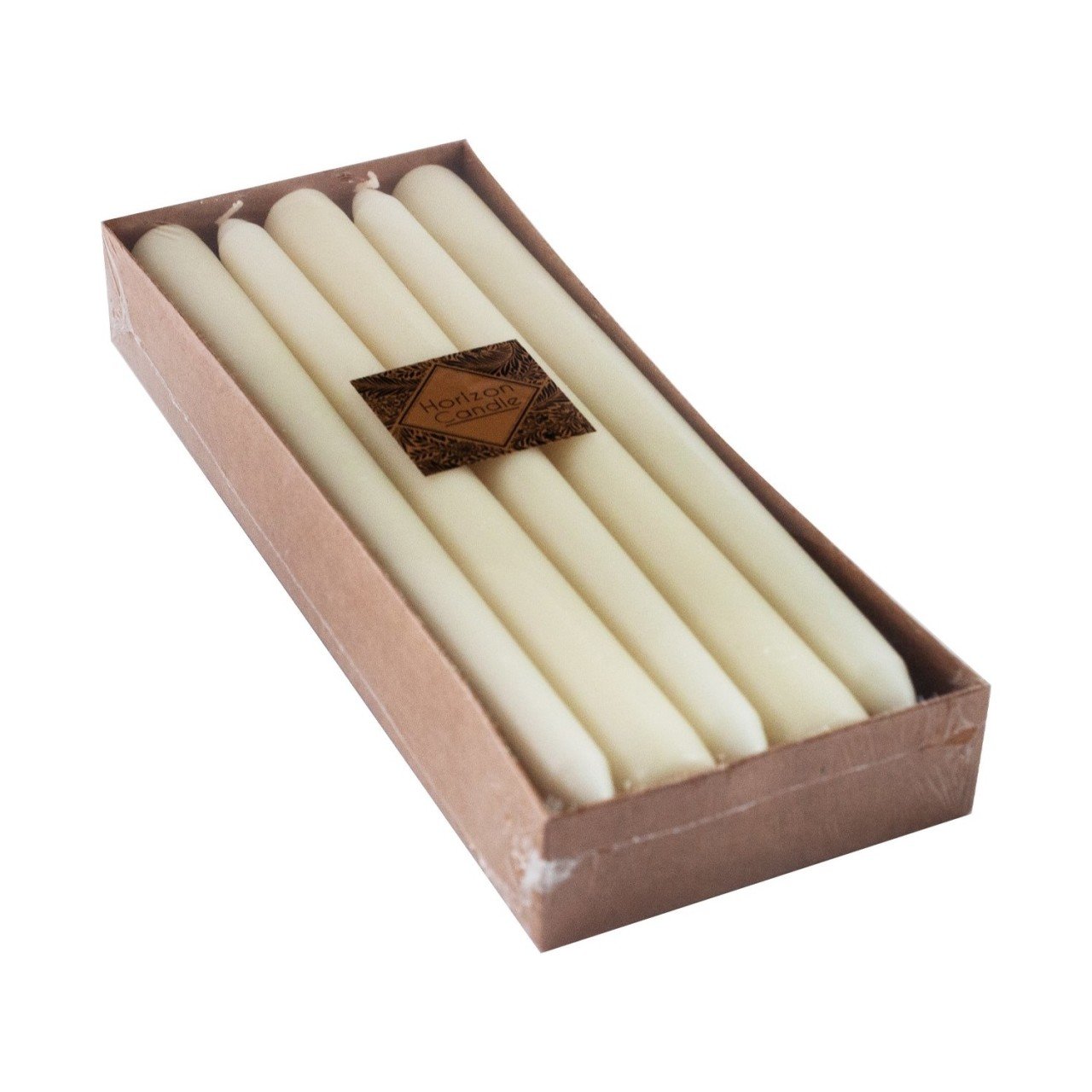 Veramaya 10 Lu Krem Renk Şamdan Mumu 25 Cm