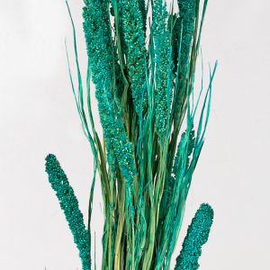 Kuru bitki Seterya/Boncuk Turkuaz 50 Cm.