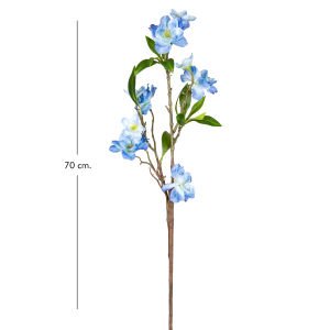 Yapay Çiçek Kiraz Çiçeği Mavi 70 Cm.