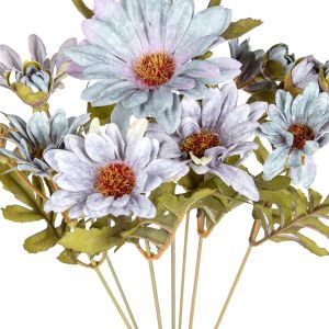 Yapay Papatya Pastel Turkuaz 31 Cm.