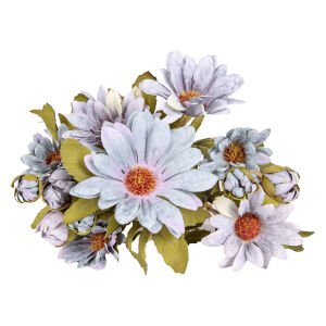 Yapay Papatya Pastel Turkuaz 31 Cm.