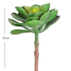 Yapay Kaktüs Sukulent Yeşil 16 Cm.