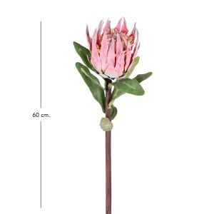 Yapay Protea Çiçeği Kırmızı 60 Cm.