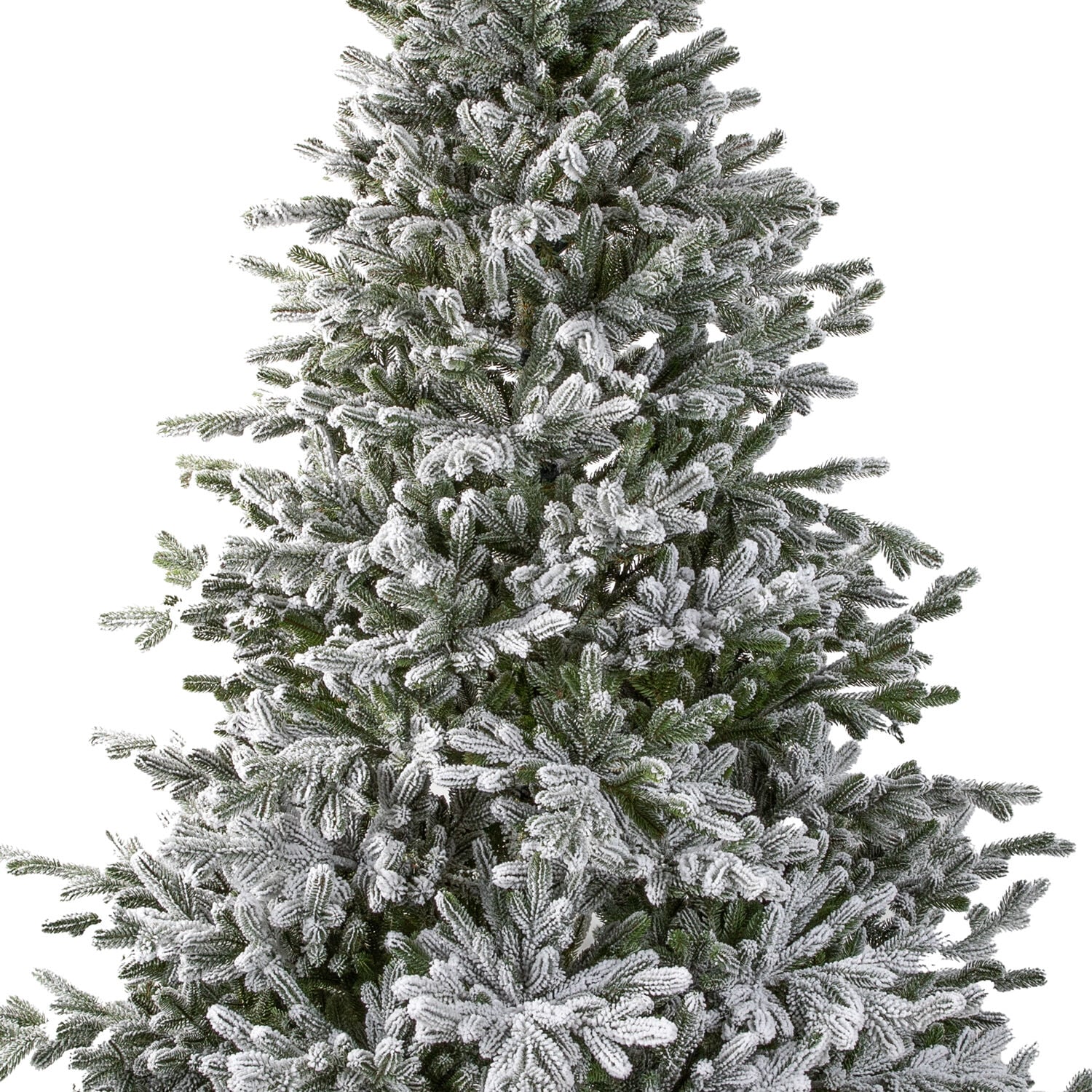 Yapay Yılbaşı Çam Ağacı Nordic Spruce Karlı 180 cm 3223 Dal Ucu - Kar Yağmış Görünümlü Noel Ağacı, Çap 106 cm