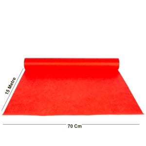 Elyaf Kumaş Rulo Kırmızı 70 Cm x 15 Mt. (±)