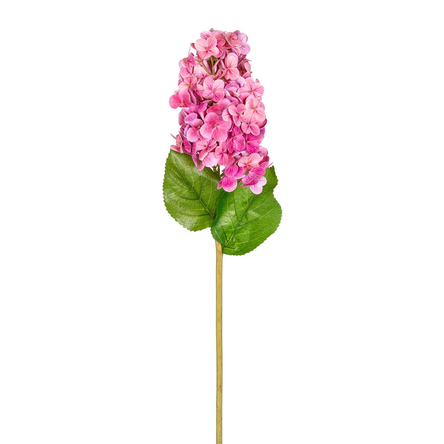 Yapay Ortanca Islak Dokulu Fuşya 70 Cm.