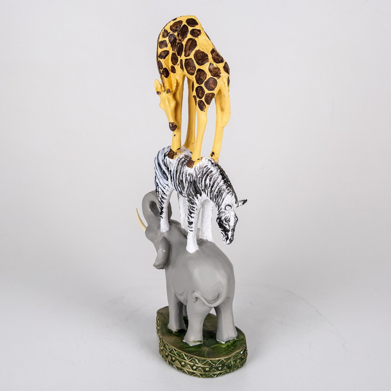 Veramaya Safari Hayvanları Üçlemesi Renkli 38x17 Cm