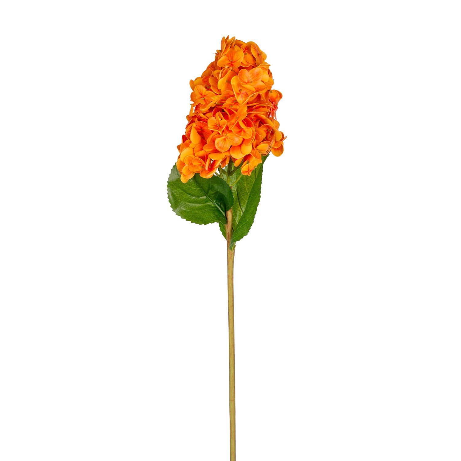 Yapay Ortanca Islak Dokulu Turuncu 70 Cm.