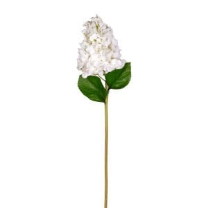 Yapay Ortanca Islak Dokulu Beyaz 70 Cm.