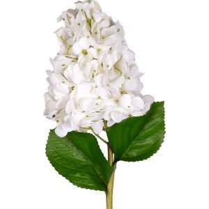 Yapay Ortanca Islak Dokulu Beyaz 70 Cm.