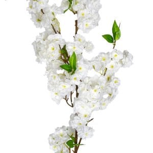 Yapay Çiçek Bahar Dalı Beyaz 120 Cm.