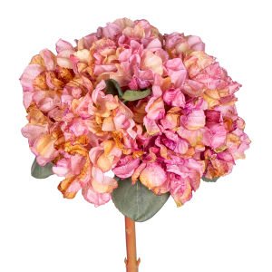 Yapay Ortanca Kurumuş Efektli Mor 65 Cm.