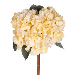 Yapay Ortanca Kurumuş Efektli Sarı 65 Cm.