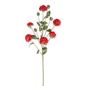 Yapay Çiçek, Krizantem, Kırmızı - 77 cm