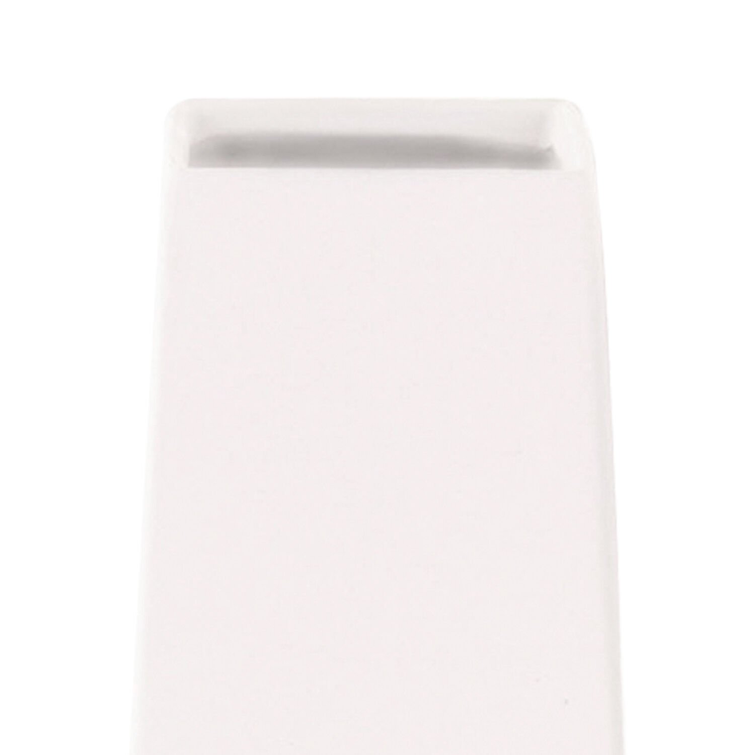 Seramik Vazo, Renkli, Beyaz - 10x10x20 cm