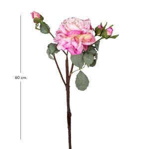 Yapay Çiçek, Şakayık, Kurumuş Efektli, Fuşya - 60 cm