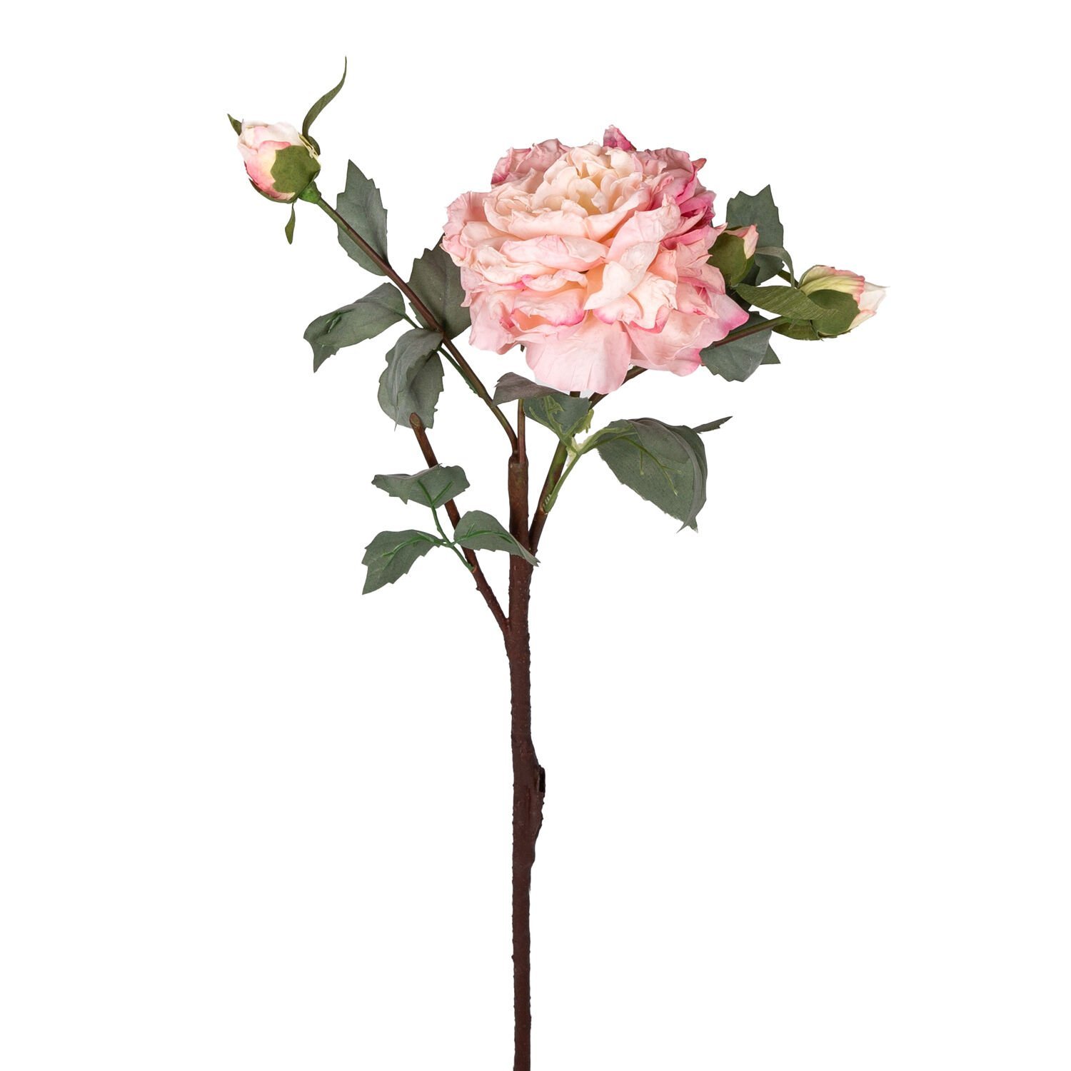 Yapay Gül Kurumuş Efektli Pembe 60 Cm.