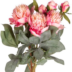 Yapay Çiçek Şakayık Demet Somon-Pembe 60 Cm.