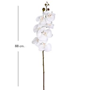 Yapay Orkide Beyaz 88 Cm.
