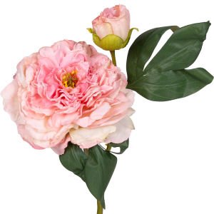 Yapay Gül Tomurcuklu Açık Pembe 50 Cm.