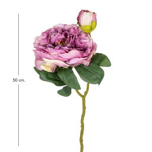 Yapay Gül Tomurcuklu Lila 50 Cm.