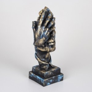 Veramaya Görmedim Mask Biblo Mavi 33x14 Cm