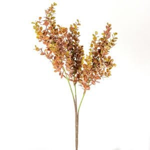 Yapay Okaliptus Demet, Açık Kahve - 55 cm