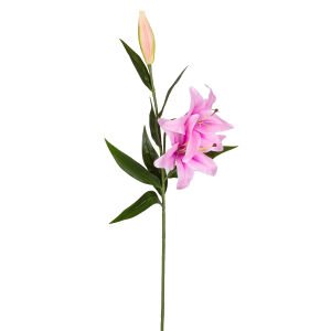 Yapay Çiçek Lilyum Pembe 90 Cm.