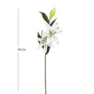 Yapay Çiçek Lilyum Beyaz 90 Cm.