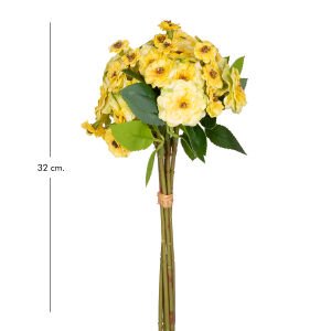 Yapay Çiçek Kalanşo Kalanchoe Sarı 32 Cm.