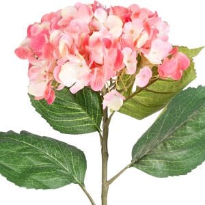 Yapay Ortanca Pembe/Krem 81 Cm.