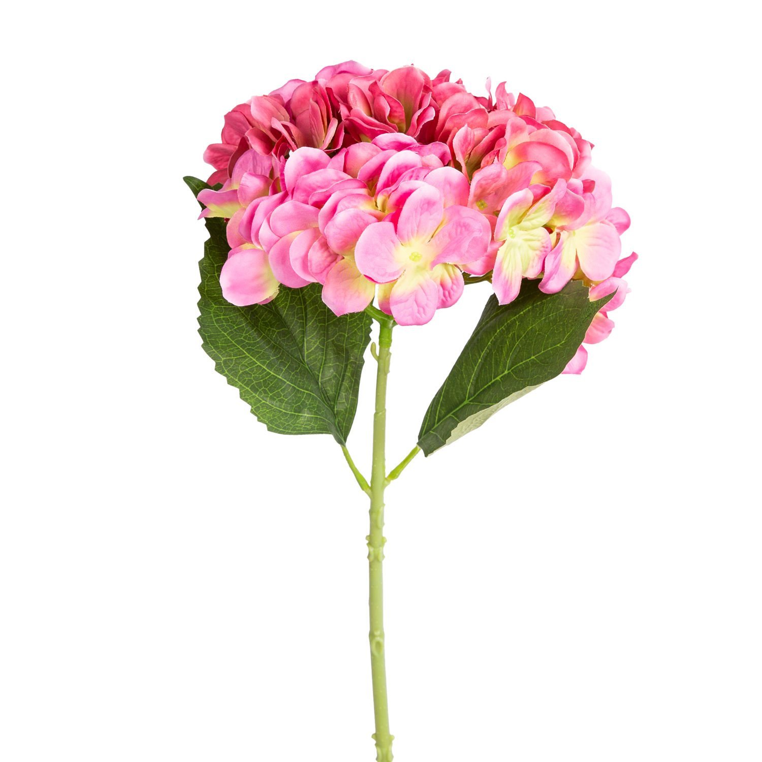 Yapay Ortanca Pembe/Yeşil 47 Cm.
