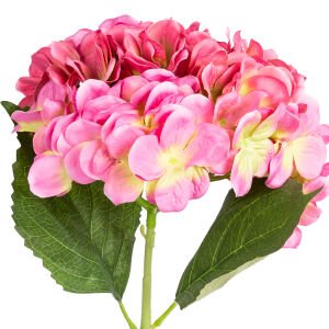Yapay Ortanca Pembe/Yeşil 47 Cm.