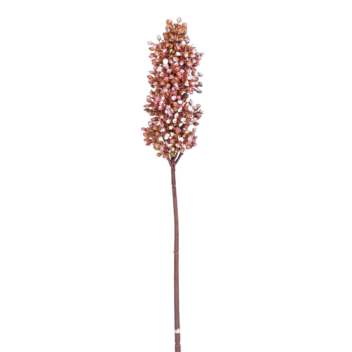 Yapay Çiçek Sorgum Bitkisi Bordo 47 Cm.