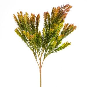 Yapay Bitki Biberiye Turuncu/Yeşil 42 Cm.