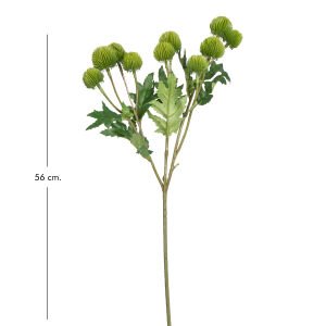 Yapay Çiçek Top Çiçek Yeşil 56 Cm.