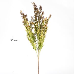 Yapay Bitki Şimşir Kahve/Yeşil 55 Cm.