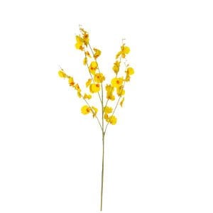 Yapay Çiçek Kelebek Orkide Sarı 85 Cm.