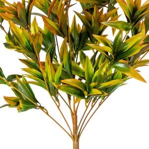 Yapay Bitki Kızıl/Yeşil 55 Cm.