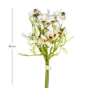 Yapay Çiçek Papatya Beyaz 35 Cm.