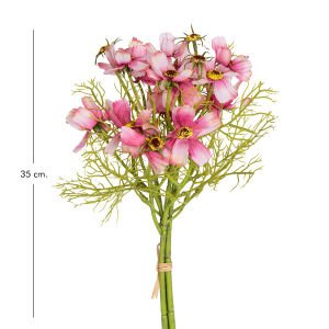 Yapay Çiçek Papatya Vişne Çürüğü 35 Cm.