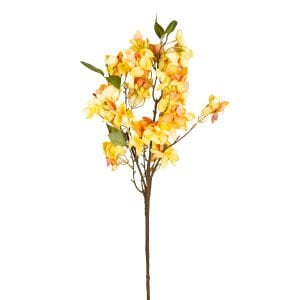 Yapay Çiçek Bahar Dalı Sarı 60 Cm.