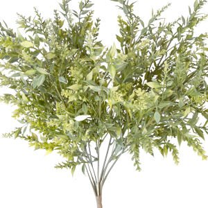 Yapay Çiçekli Bitki, Açık Yeşil - 55 cm