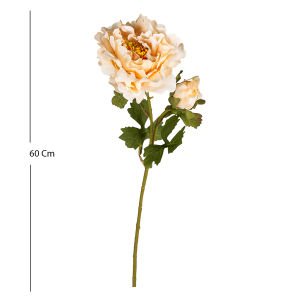 Yapay Gül Tomurcuklu Krem 60 Cm.