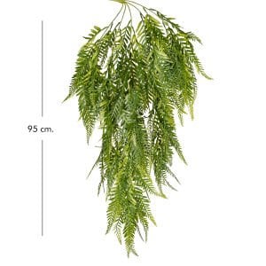 Yapay Fujer-Eğrelti Otu Sarmaşık Yeşil 95 Cm.