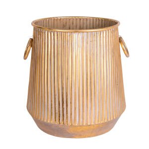 Metal Saksı Kulplu 35,5*37 Cm.