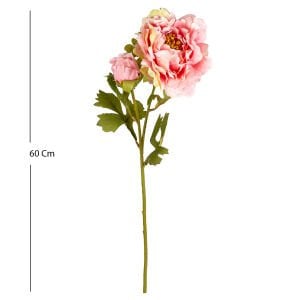 Yapay Gül Tomurcuklu Pembe 60 Cm.