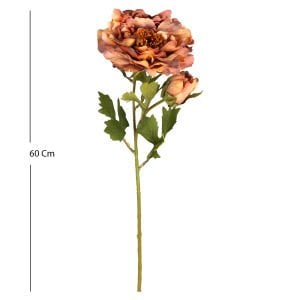 Yapay Gül Tomurcuklu Turuncu 60 Cm.
